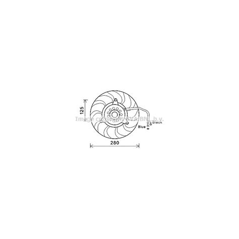 Ventilateur Refroidissement Moteur AVA QUALITY COOLING AI7503