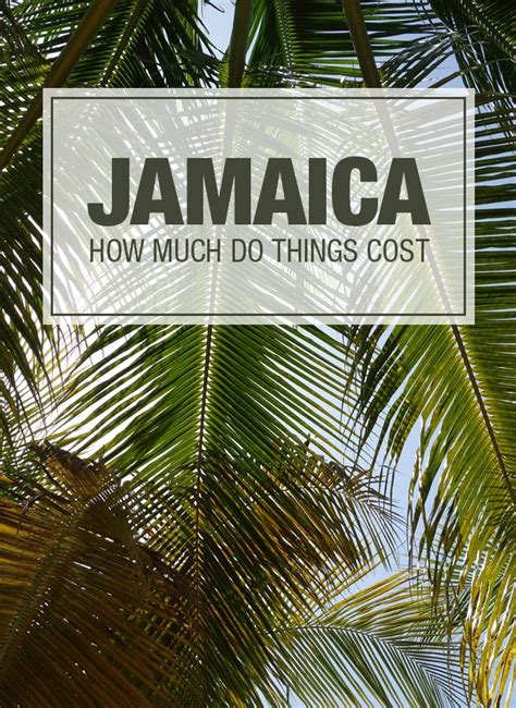 Jamaica Does Not Have To Be Expensive Get An Idea Of What Things Cost