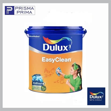 Jual Cat Tembok Anti Noda Dulux Easy Clean 2 5 Liter Putih White