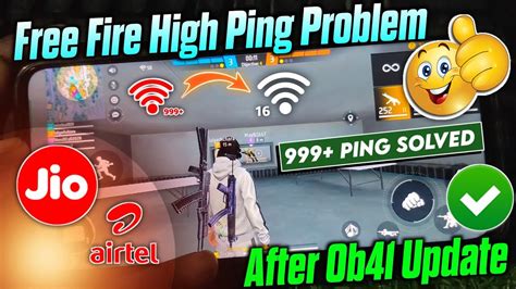 Free Fire Ping Problem After Update High Ping Problem In Free Fire