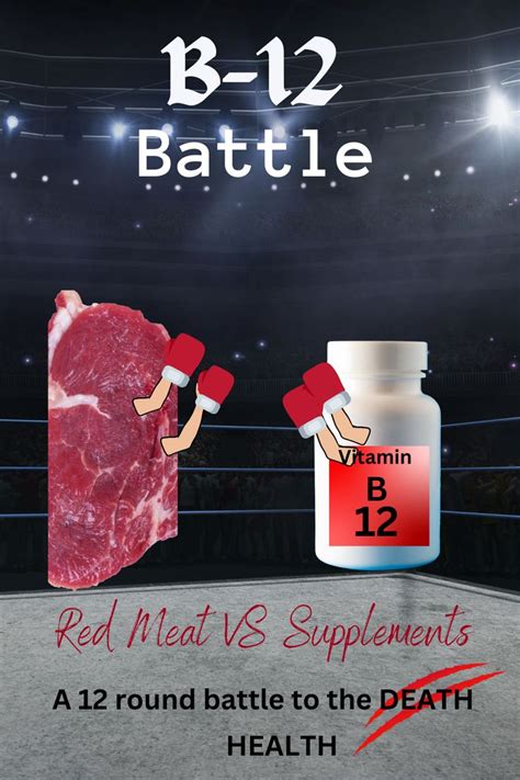 🥊💥join Us Ringside For The Ultimate Health Showdown Vitamin B 12 Red Meat Vs Supplements A