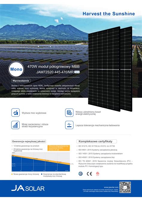 Panel Fotowoltaiczny Ja Solar Jam S Mr Cena Sklep Soltech