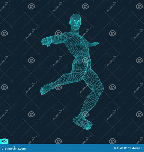 Futbolista Concepto De Los Deportes Cuerpo Humano 3D S Mbolo Del