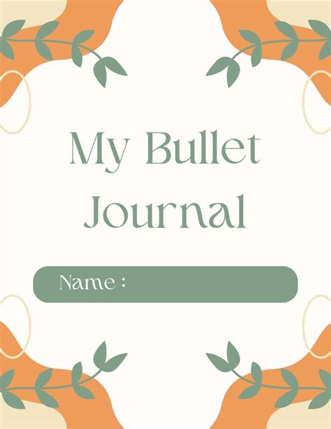 Page 2 Free And Printable Bullet Journal Templates Canva