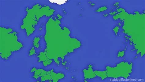 Detailed Earth-like Fantasy Map | Stable Diffusion Online