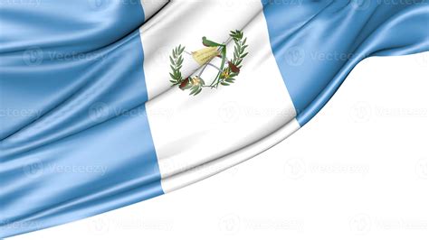 Bandera De Guatemala Aislado Sobre Fondo Blanco Ilustración 3d 6783723