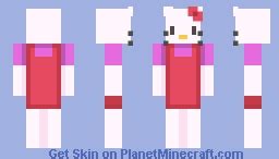 Hello Kitty - Pixel Gun 3D Minecraft Skin