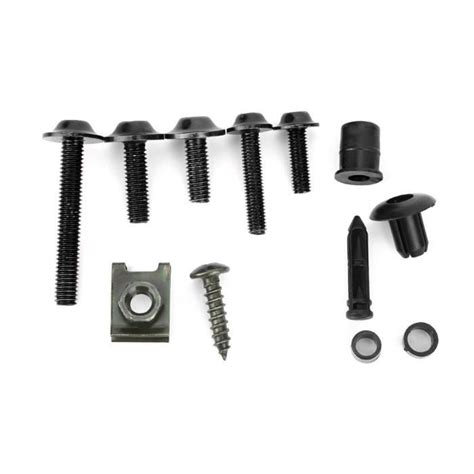 Minifinker Noir Kit De Boulons De Car Nage Pi Ces Ensemble Vis De