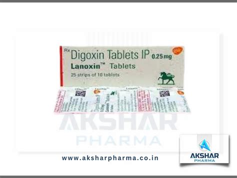 Digoxin Mg Lanoxin Tablet For Hospital Packaging Size At