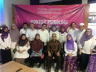 Hasil Penilaian Akreditasi Prodi Doktor Psikologi Unair Program