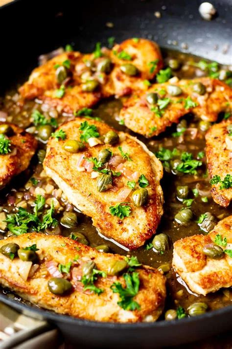 Keto Chicken Piccata Recipe Delicious Little Bites