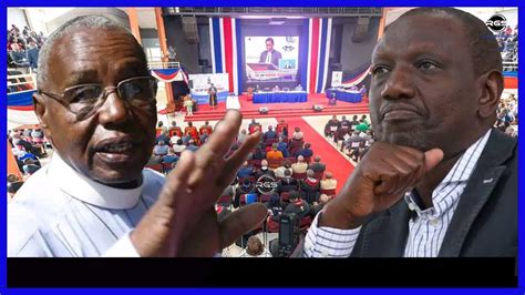 Ruto Scared As Rev Njoya Rejects Him Face To Face In Church Youtube