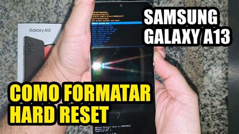 HARD RESET A13 COMO FORMATAR SAMSUNG A13 A135M DESBLOQUEAR