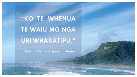 Te Kapunga Dewes: A Māori Perspective - Why we want native afforestation; and will fight for exo ...