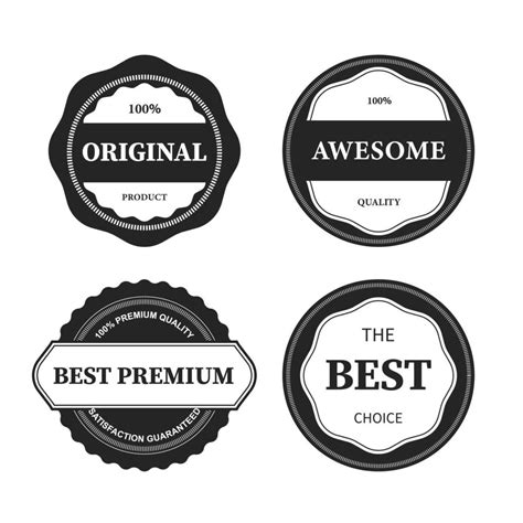 Collection Of Premium Vector Badges Vector Art At Vecteezy