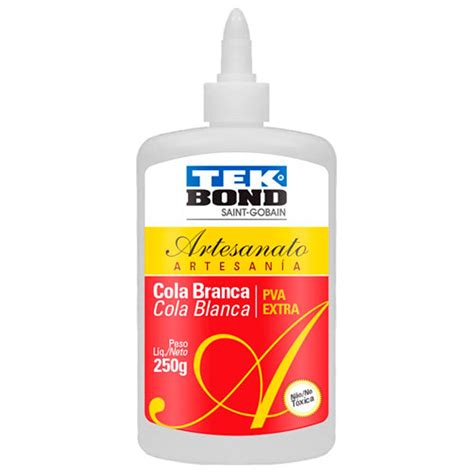 Cola Branca PVA Extra Artesanato 250g TEKBOND 22401000250