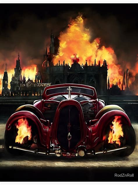Evil Hot Rod A Perfect Gift For All American Hot Rod Fans 2 Poster For Sale By RodZnRoll