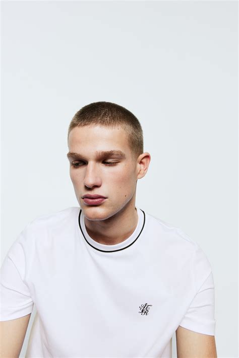 Slim Fit T-shirt - White - Men | H&M CA