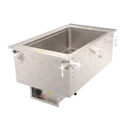 Vollrath 3646601 Modular Drop In One Compartment Hot Food Well With Infinite Controls And