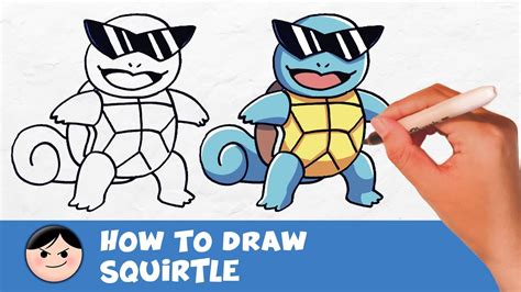 How To Draw Squirtle Pokemon Youtube