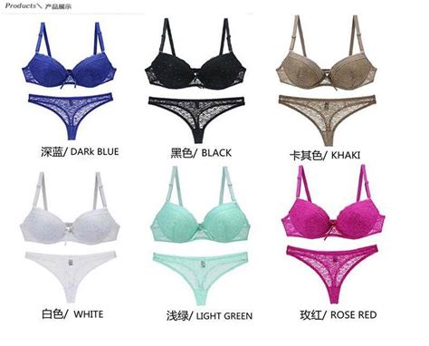 Women Sexy Hot Sale Push UPS Bra Set With Diamond Underwear Sexy Lingerie And Underware Price