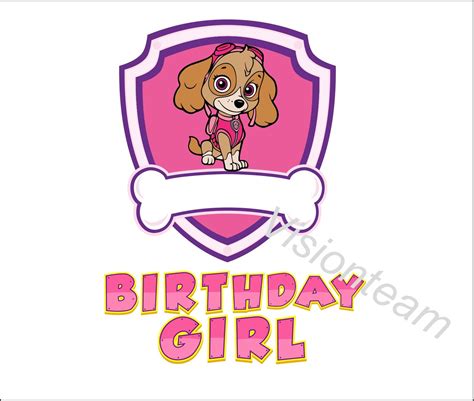 Paw Patrol Skye Svg Skye Paw Patrol Paw Patrol Birthday Svg Etsy