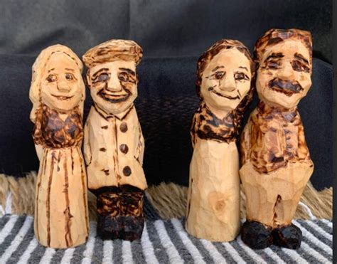 Custom Wooden Figurines - Etsy