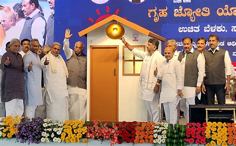 Karnataka State Formally Launched Gruha Jyothi Scheme 200 Units Of