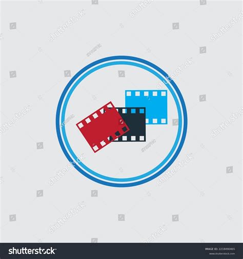 Creative Film Strip Logo Template Vector Stock Vector Royalty Free