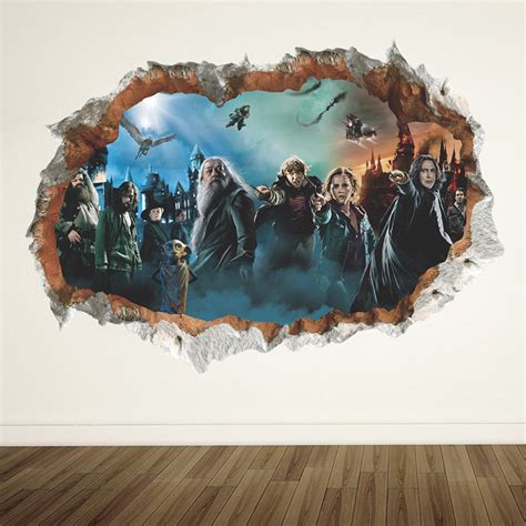 Poster 3d De La Bataille De Poudlard Harry Potter Wingardium Leviosa