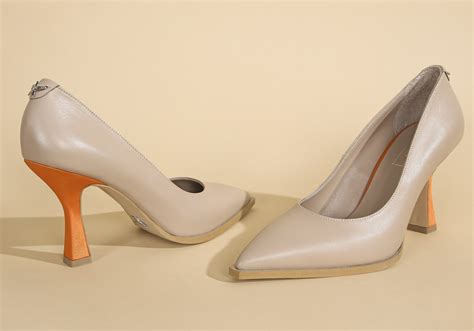 Zoe Nude Deri Stiletto