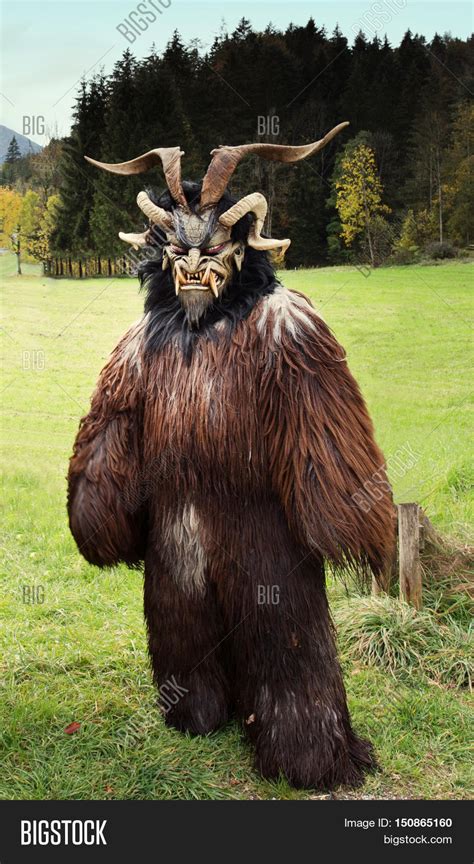 Man Krampus Costume Image & Photo (Free Trial) | Bigstock