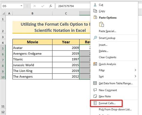 How To Do Scientific Notation In Excel Display Numbers In Scientific Notation Earn And Excel