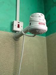 LORENZETTI CORAL 110V Electric Instant Hot Water Shower Head Heater FREE Wall Support Tube