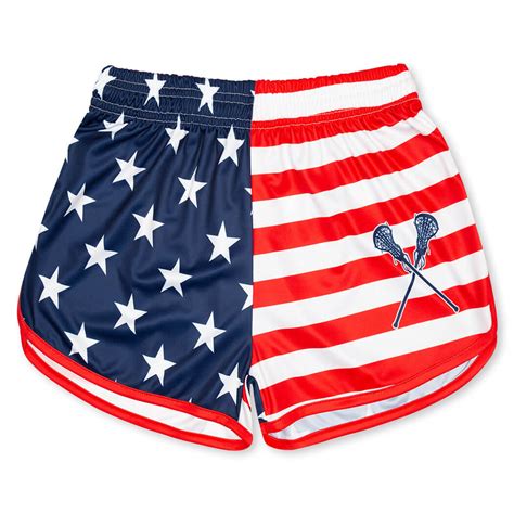 Usa Flag Lacrosse Shorts Lulalax Lacrosse Girls Girls Lacrosse Team Ts Lacrosse