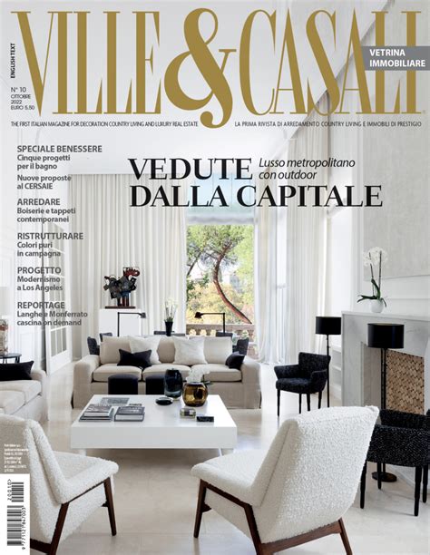 In Edicola Il Numero Di Ottobre Di Ville Casali Ville Casali