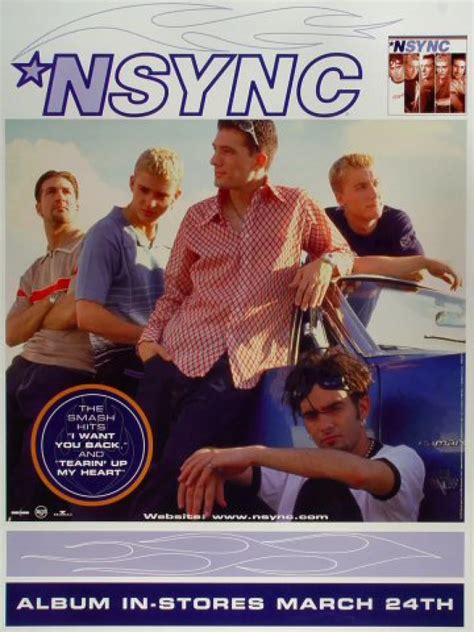 Nsync Vintage Concert Poster At Wolfgang S