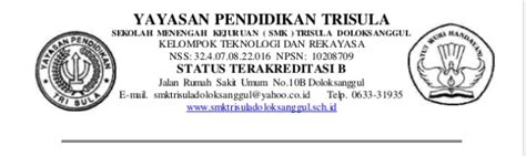 7 Contoh Kop Surat Resmi Lengkap Yang Baik Dan Benar