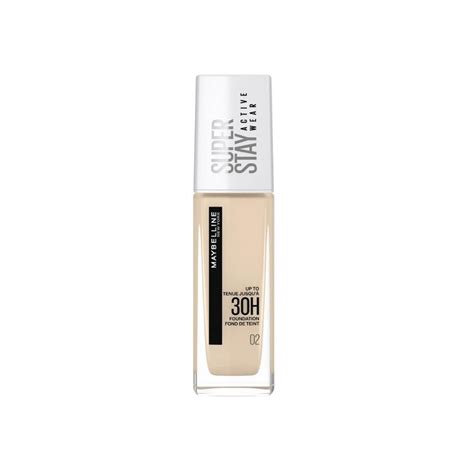 Maybelline SuperStay Active Wear 30HR Longwear Foundation 30mL 02 Naked Ivory BIG W