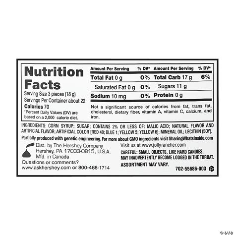 30 Jolly Ranchers Nutrition Label - Labels Design Ideas 2020