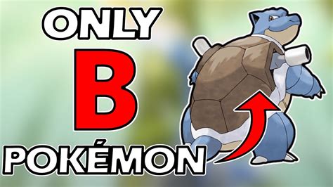 Can You Beat A Hardcore Nuzlocke Using Only B Pokemon Pokemon Y Youtube