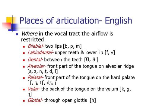 The sounds of language Phonetics Chapter 4 Phonetics