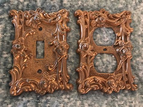 Vintage Metal Switch Plate Vintage Light Switch Cover Switch Plate