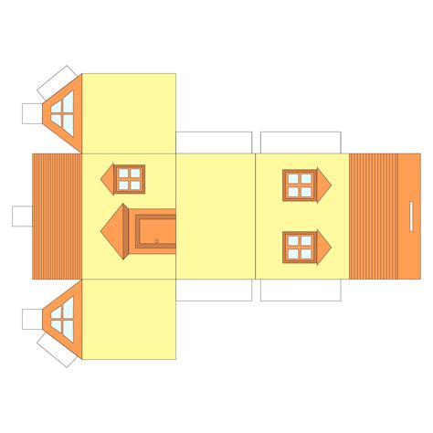 Templates For Putz Houses Patterns 10 Free PDF Printables Printablee