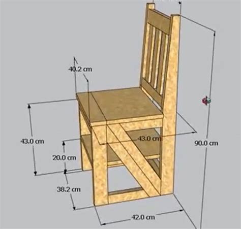 Como hacer una SILLA ESCALERA de madera paso a paso в 2022 г