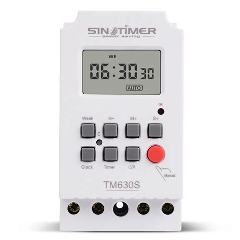 Sinotimer Tm630S-2 220V วินาทีเครื่องจับเวลาควบคุมสวิทช์ดิจิตอลขนาดใหญ่ ...