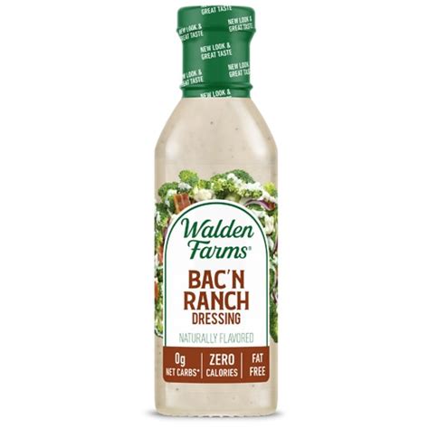 Walden Farms Dressing Zero Calorie Bacon Ranch 12 Fl Oz Vitacost