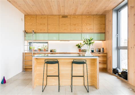 Inspiration Pine Plywood Kitchen Cabinets