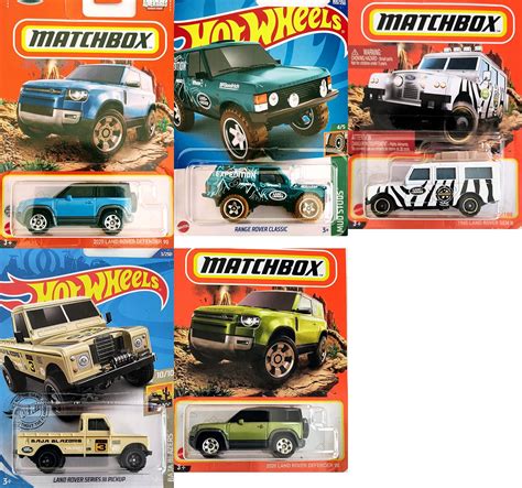 Amazon Hot Wheels Matchbox Land Rover Range Rover Car Set Bundle Toys Games