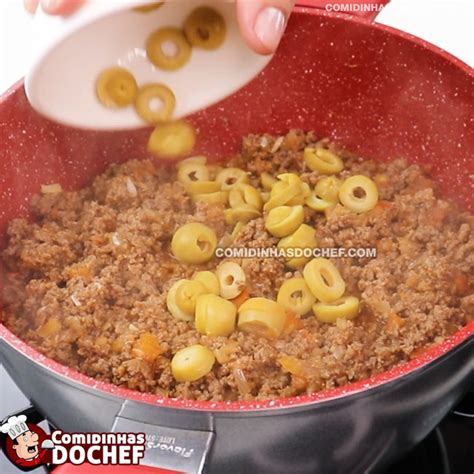 Recheio de Carne Moída para Pastel Comidinhas do Chef